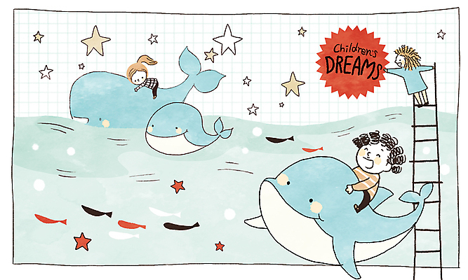 전신 PSD 여자 남자 행복 별 어린이 바다 하늘색 일러스트 사다리 어류 웃음 앉기 소녀 소년 세명 희망 승차 고래 즐거움 돌고래 어린이만 국내일러스트 자연요소 감정 포유류 모션 표정 사람 파란색 수중동물 도구 파일형식