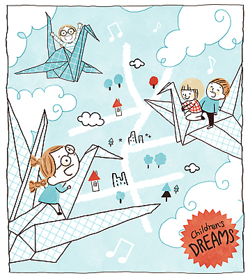 전신 PSD 나무 구름 여자 남자 길 어린이 하늘색 일러스트 주택 웃음 소녀 소년 여러명 상반신 희망 만세 비행 승차 즐거움 종이학 어린이만 국내일러스트 자연요소 식물 감정 다수 모션 표정 사람 건물 파란색 종이접기 파일형식