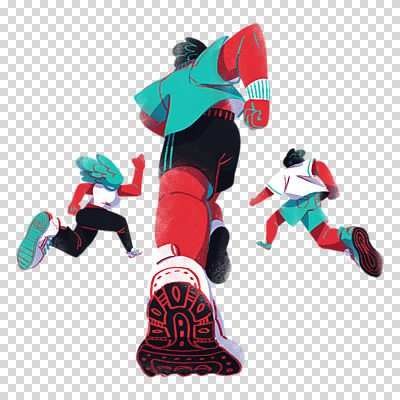 전신 편집 편집이미지 여자 남자 로우앵글 운동화 누끼 성인 뒷모습 빨간색 세명 초록색 달리기 운동 PNG 뜀박질 성인만 편집소스 뷰포인트 컬러 신발 모션 건강 사람 파일형식