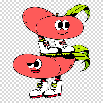 편집 편집이미지 응시 운동화 서기 미소 누끼 사람없음 복고 과일캐릭터 밟기 PNG 다홍색 편집소스 복숭아캐릭터 납작복숭아 캐릭터 시선 컬러 신발 모션 표정 복숭아 파일형식