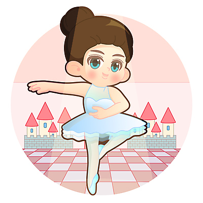 전신 여자 어린이 분홍색 일러스트 한명 미소 소녀 무대 성 발레리나 발레복 스포트라이트 발레동작 바둑판무늬 소녀한명만 월간캐릭터 일러캐릭터 AI파일 캐릭터 1 건축물 옷 컬러 포즈 표정 사람 발레 여자한명만 소녀만 파일형식 벡터