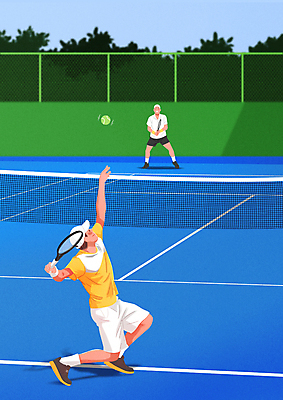 전신 PSD 남자 일러스트 서브 들기 성인 두명 테니스 테니스라켓 네트 테니스장 테니스공 생활체육 준비자세 동호회 테니스복 성인남자만 국내일러스트 스포츠 포즈 공 스포츠시설 모션 사람 운동복 운동 구기 라켓 테니스용품 준비 남자만 성인만 파일형식