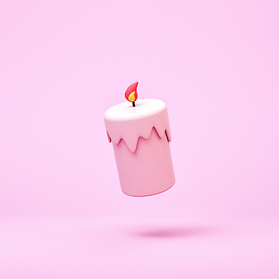 PSD 편집 편집이미지 분홍색 초 촛불 발렌타인데이 사랑 사람없음 3D소스 3D 디지털합성 편집소스 편집3D 감정 컬러 데이이벤트 파일형식