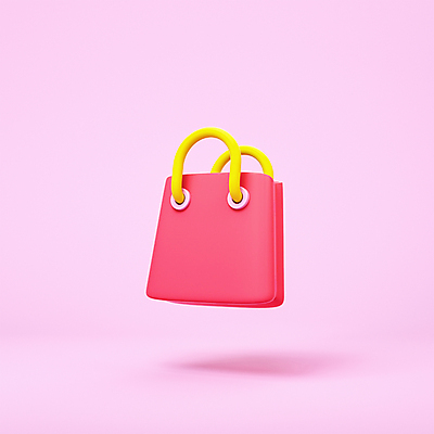 PSD 편집 편집이미지 분홍색 발렌타인데이 사랑 사람없음 쇼핑백 3D소스 3D 디지털합성 편집소스 편집3D 감정 컬러 가방 데이이벤트 파일형식