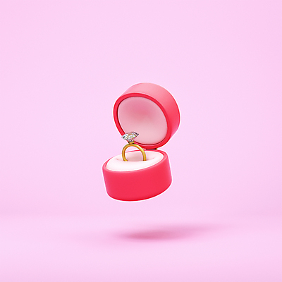 PSD 편집 편집이미지 분홍색 발렌타인데이 사랑 사람없음 3D소스 3D 반지 디지털합성 다이아몬드 반지케이스 다이아몬드반지 편집소스 편집3D 감정 컬러 장신구 데이이벤트 보석 보관함 파일형식