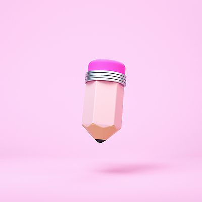 PSD 편집 편집이미지 분홍색 발렌타인데이 사랑 사람없음 연필 3D소스 3D 디지털합성 편집소스 편집3D 감정 컬러 데이이벤트 학용품 필기구 파일형식