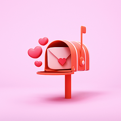 PSD 편집 편집이미지 분홍색 발렌타인데이 사랑 사람없음 3D소스 3D 우체통 하트 편지 디지털합성 편집소스 편집3D 모양 감정 컬러 데이이벤트 파일형식