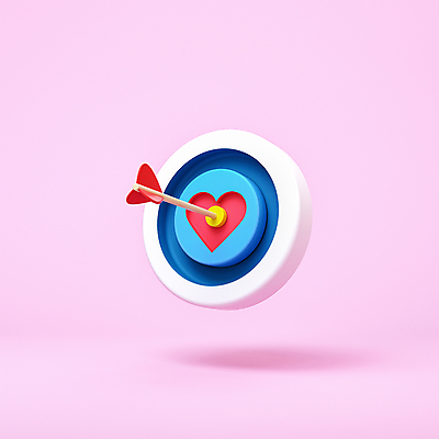 PSD 편집 편집이미지 분홍색 화살 발렌타인데이 사랑 사람없음 3D소스 3D 하트 과녁판 디지털합성 편집소스 편집3D 모양 감정 컬러 데이이벤트 파일형식