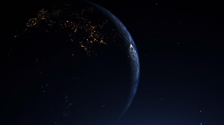 지구 사람없음 빛 우주 어둠 행성 동영상 모션그래픽 MP4 MOV 파일형식