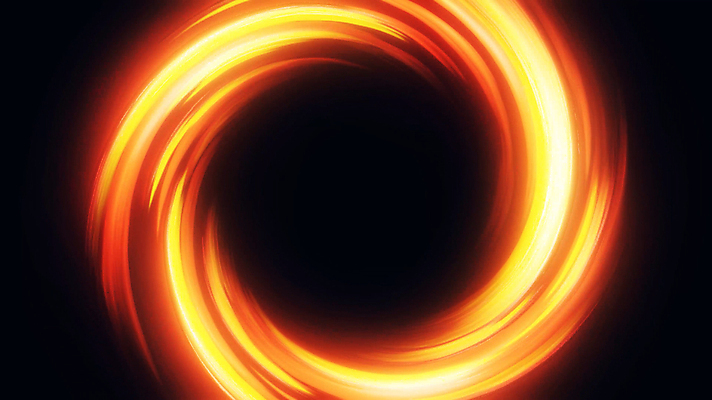 사람없음 빛 주황색 에너지 원형 회전 파장 동영상 모션그래픽 MP4 MOV 도형 컬러 파일형식