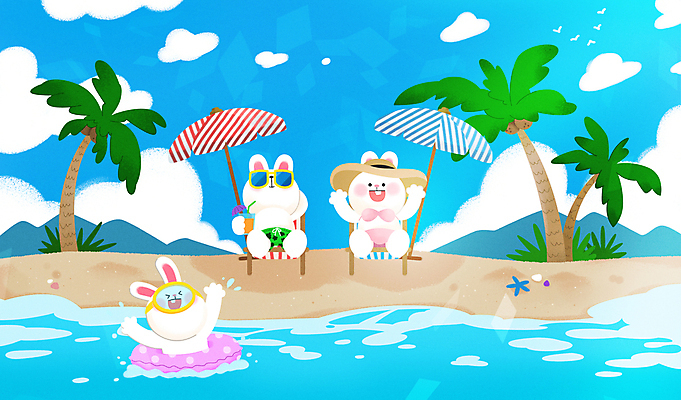 전신 PSD 수영복 음료 일러스트 물놀이 세마리 해변 사람없음 여름 선글라스 야자수 눕기 수영 만세 토끼 파라솔 즐거움 토끼캐릭터 휴양지 선베드 튜브 챙모자 흰토끼 국내일러스트 나무 모자_잡화 옷 계절 감정 안경 바다 동물캐릭터 의자 포유류 모션 놀이 3 반려동물 장소 수상스포츠 파일형식