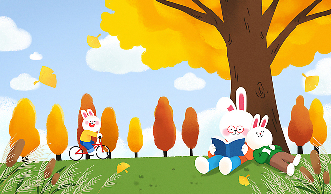 전신 PSD 일러스트 세마리 미소 앉기 사람없음 책 눕기 독서 자전거 기댐 가을 토끼 잠 승차 토끼캐릭터 은행잎 은행나무 흰토끼 국내일러스트 나무 계절 동물캐릭터 잎 포유류 모션 표정 3 반려동물 바이크 파일형식