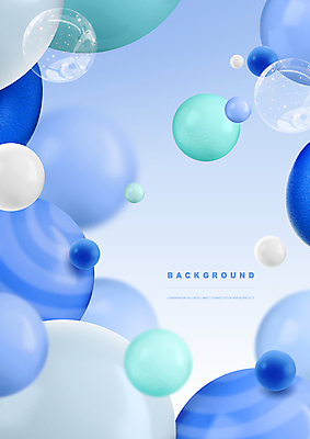 PSD 편집이미지 백그라운드 추상 사람없음 파란색 빛 반짝임 3D 투명 입체 입체도형 편집3D 도형 컬러 무늬 모션 디지털합성 파일형식