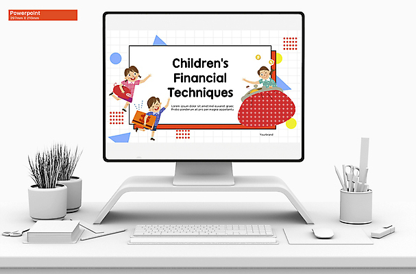 전신 템플릿 여자 남자 어린이 비즈니스 그래프 윙크 들기 소녀 소년 빨간색 세명 세트 동전 돼지저금통 가리킴 PPT 프레젠테이션 재테크 문서템플릿 통장 어린이경제 동전주머니 어린이만 애니형PPT 9P 이미지템플릿 컬러 돈 모션 표정 사람 손짓 금융 경제 저금통 주머니 파일형식