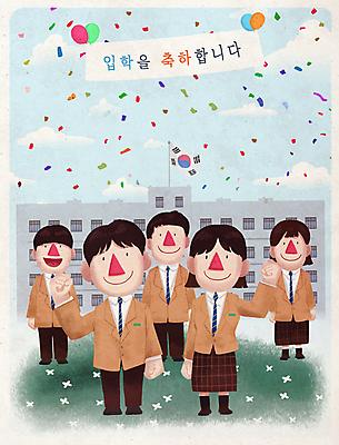 전신 PSD 학생 배너템플릿 여자 남자 교복 일러스트 학교 청소년 새출발 미소 여러명 친구 파이팅 현수막 축하 입학 꽃가루 입학식 십대만 국내일러스트 템플릿 배너 옷 교육 다수 컨셉 관계 모션 새로움 표정 사람 가루 출발 파일형식