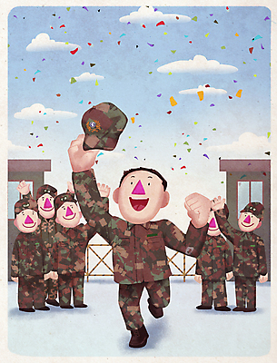 전신 PSD 남자 일러스트 새출발 군대 들기 여러명 성인 기쁨 만세 군인 축하 군복 꽃가루 군모 사회복귀 성인남자만 국내일러스트 직업 감정 다수 컨셉 유니폼 모션 새로움 사람 가루 사회이슈 출발 군용 국군 남자만 성인만 파일형식