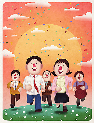 전신 PSD 여자 노년 남자 일러스트 새출발 새해 여러명 성인 달리기 노을 직장인 꽃가루 소상공인 국내일러스트 자연요소 직업 다수 모션 새로움 사람 경제 가루 상인 출발 파일형식