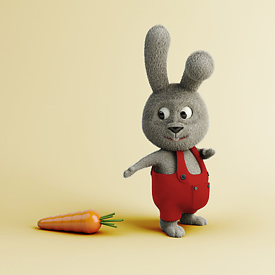 PSD 편집 편집이미지 3D캐릭터 사람없음 노란색 3D소스 3D 당근 토끼 뒤돌아보기 디지털합성 토끼캐릭터 편집소스 편집3D 캐릭터 컬러 동물캐릭터 포유류 모션 뿌리채소 반려동물 파일형식
