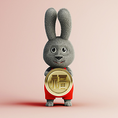 PSD 편집 편집이미지 분홍색 3D캐릭터 들기 사람없음 3D소스 3D 동전 토끼 복 행운 디지털합성 토끼캐릭터 편집소스 편집3D 캐릭터 컬러 동물캐릭터 컨셉 돈 포유류 모션 반려동물 한자 파일형식