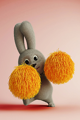 PSD 편집 편집이미지 분홍색 응원 3D캐릭터 들기 사람없음 3D소스 3D 응원용품 토끼 디지털합성 토끼캐릭터 응원수술 편집소스 편집3D 캐릭터 컬러 동물캐릭터 포유류 모션 반려동물 오브젝트 파일형식