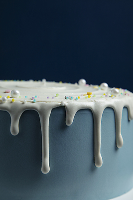 포토 JPG 근접촬영 사람없음 파란색 케이크 흐름 크림 스프링클 국내포토 뷰포인트 컬러 컨셉 디저트 장식 파일형식