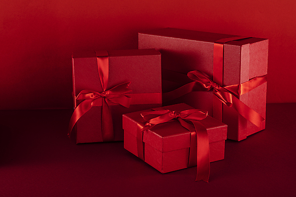 포토 JPG 사람없음 빨간색 선물상자 오브젝트 국내포토 컬러 선물 상자 파일형식
