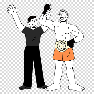 전신 편집 편집이미지 남자 중년 유니폼 운동선수 미소 누끼 성인 두명 손들기 손잡기 우승 심판 레슬링 PNG 챔피언벨트 남자만 편집소스 땀흘리기 액티브시니어 옷 스포츠 컨셉 모션 표정 사람 실버라이프 격투기 최고 챔피언 파일형식