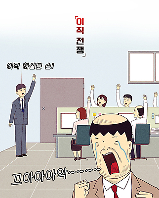 전신 PSD 여자 남자 일러스트 회사 웃음 앉기 정장 여러명 상반신 성인 사무실 손들기 외침 직장인 울음 상사 눈물 코믹 카툰스타일 성인만 이직 국내일러스트 직업 옷 감정 다수 비즈니스 모션 표정 사람 소리 파일형식