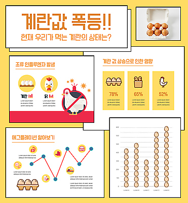 일러스트 사람없음 노란색 계란 인포그래픽 닭 감염 조류독감 조류인플루엔자 국내일러스트 AI파일 컬러 조류 알 전염병 파일형식 벡터