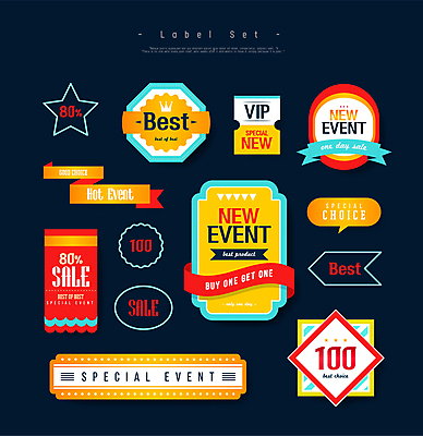 디자인 영어 별 스티커 일러스트 프레임 이벤트 사람없음 세트 라벨 세일 다양 원형 메달 쿠폰 베스트셀러 팔각형 국내일러스트 AI파일 자연요소 도형 문자 다수 상_상패 파일형식 벡터