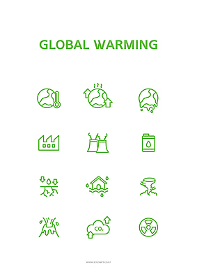 아이콘 지구 공장 사람없음 초록색 환경오염 연기 석유 온도계 폭발 홍수 라인아이콘 화산 가뭄 지구온난화 태풍 기온상승 기후변화 방사능 이산화탄소 2D아이콘 AI파일 녹이기 컬러 컨셉 공업 모션 날씨 산 변화 자연재해 기온 파일형식 벡터