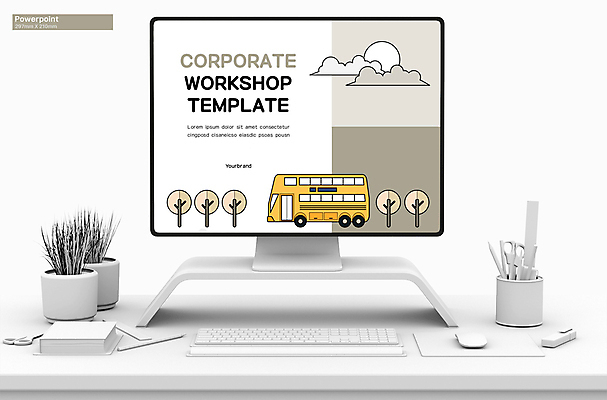 나무 템플릿 회사 버스 사람없음 갈색 PPT 프레젠테이션 문서템플릿 애니형PPT 워크숍 9P 이미지템플릿 식물 육상교통 컬러 비즈니스 대중교통 파일형식