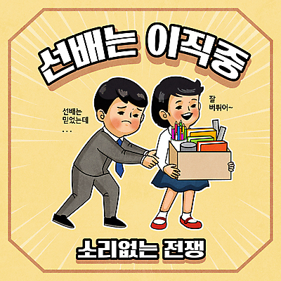 전신 여자 남자 일러스트 들기 정장 성인 타이포그라피 두명 상자 노란색 사무용품 슬픔 짐 잡기 직장인 즐거움 성인만 이직 국내일러스트 AI파일 직업 문자 옷 감정 컬러 비즈니스 모션 문구용품 사람 파일형식 벡터