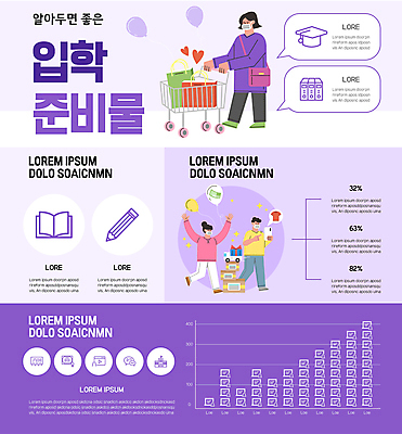 전신 여자 남자 일러스트 학용품 들기 성인 세명 스마트폰 보라색 쇼핑카 만세 인포그래픽 잡기 입학 택배상자 순서 준비물 성인만 국내일러스트 AI파일 교육 컬러 모션 문구용품 사람 핸드폰 스마트기기 쇼핑 상자 카트 택배 파일형식 벡터