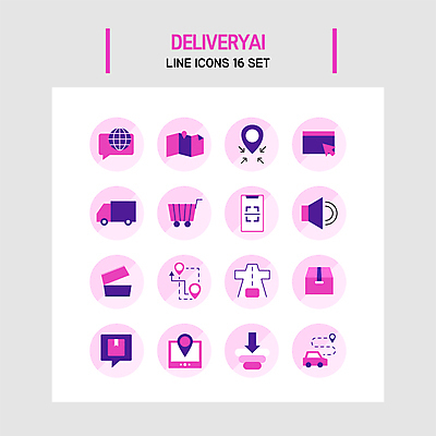 아이콘 도로 말풍선 지도 자동차 사람없음 보라색 쇼핑카 볼륨 배송 위치 네비게이션 택배상자 스캐너 탑차 2D아이콘 AI파일 길 육상교통 컬러 교통시설 쇼핑 상자 카트 트럭 택배 파일형식 벡터