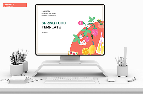 템플릿 음식 분홍색 과일 사람없음 주스 봄 PPT 프레젠테이션 문서템플릿 애니형PPT 9P 이미지템플릿 계절 음료 컬러 파일형식