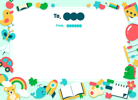 일러스트 프레임 사람없음 책 세트 장난감 사각형 곰인형 롤링페이퍼 국내일러스트 AI파일 도형 인형 편지 파일형식 벡터