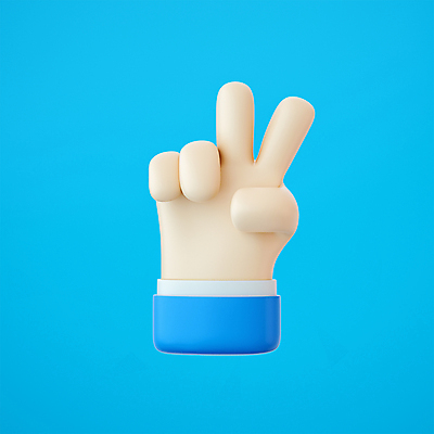 PSD 편집이미지 손 하늘색 손짓 신체부위 3D 디지털합성 브이 편집3D 모션 사람 파란색 파일형식