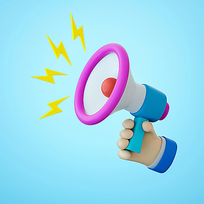 PSD 편집이미지 손 하늘색 들기 손짓 신체부위 3D 확성기 디지털합성 편집3D 모션 사람 파란색 파일형식