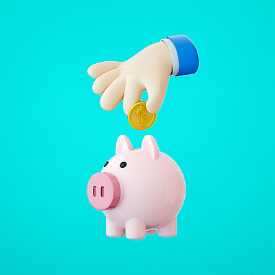 PSD 편집이미지 손 들기 손짓 신체부위 3D 동전 돼지저금통 디지털합성 넣기 물건집기 민트색 편집3D 컬러 돈 모션 사람 저금통 파일형식