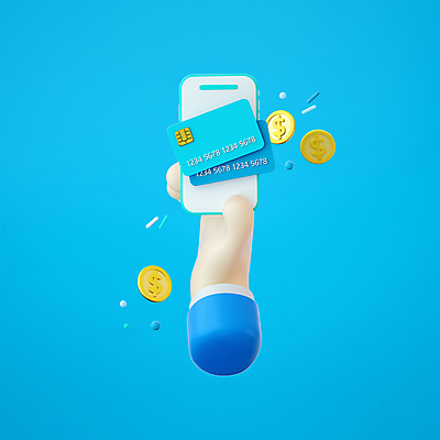 PSD 편집이미지 손 하늘색 들기 손짓 신체부위 스마트폰 3D 동전 신용카드 디지털합성 편집3D 돈 모션 사람 금융 파란색 핸드폰 스마트기기 파일형식