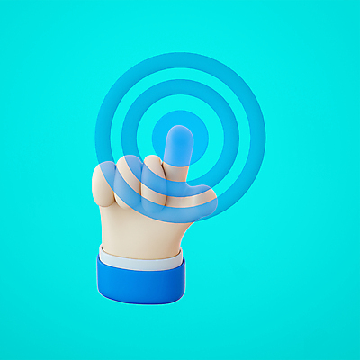 PSD 편집이미지 손 손짓 신체부위 3D 터치 검지손가락 원형 디지털합성 파동 클릭 민트색 편집3D 도형 컬러 손가락 모션 순간포착 사람 파일형식