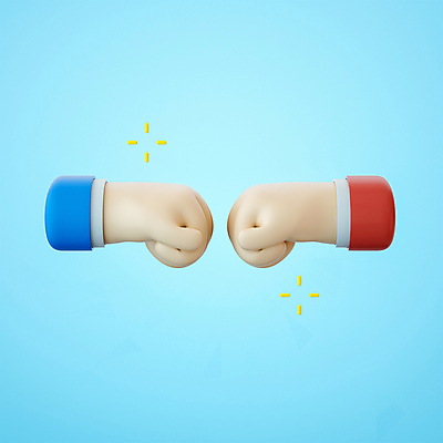 PSD 편집이미지 손 하늘색 손짓 신체부위 3D 주먹 디지털합성 주먹인사 편집3D 포즈 모션 사람 파란색 인사 파일형식