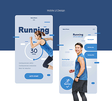 PSD 여자 남자 웹템플릿 상반신 20대 성인 두명 파란색 운동복 달리기 운동 한국인 러닝 성인만 이미지템플릿 템플릿 옷 컬러 모션 건강 사람 동양인 청년 파일형식
