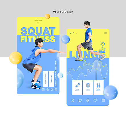 전신 PSD 남자 웹템플릿 하늘색 20대 성인 두명 30대 운동 헬스 스트레칭 한국인 성인남자만 스쿼트 이미지템플릿 템플릿 건강 사람 동양인 청년 장년 파란색 남자만 성인만 파일형식 운동자세