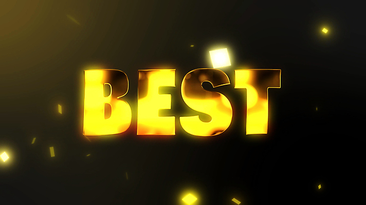 영어 모션 타이포그라피 사람없음 검은색 금색 최고 꽃가루 흩날리기 모션그래픽 MP4 MOV 문자 컬러 가루 동영상 파일형식