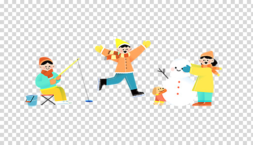 전신 편집이미지 여자 남자 어린이 겨울 눈사람 팔벌리기 함께함 서기 누끼 앉기 소녀 소년 세명 기쁨 스케이트 스케이팅 잡기 낚싯대 강아지 만들기 얼음낚시 PNG 어린이만 계절 감정 스포츠용품 컨셉 모션 낚시 겨울스포츠 사람 반려동물 낚시용품 개 파일형식