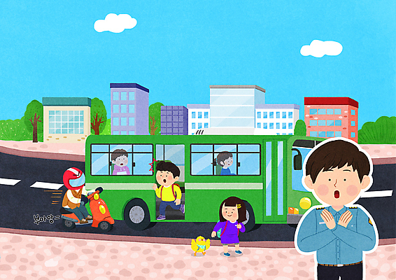 전신 PSD 캐릭터 여자 남자 도로 어린이 일러스트 버스 병아리 소녀 소년 여러명 상반신 성인 놀람 오토바이 경찰 하차 X 위험 교통안전 국내일러스트 일러캐릭터 직업 알파벳 감정 길 육상교통 다수 컨셉 교통시설 모션 조류 대중교통 표정 안전 사람 바이크 파일형식