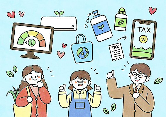 PSD 여자 남자 일러스트 상반신 성인 세명 자연보호 에너지 친환경 따봉 에너지효율 친환경제품 성인만 그린슈머 국내일러스트 자연 사람 환경 최고 보호 파일형식