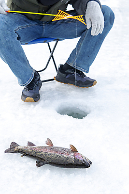 포토 JPG 주간 남자 겨울 한명 들기 앉기 이벤트 성인 야외 앞모습 30대 얼음 축제 한국인 하반신 구멍 낚싯대 강원도 빙판 얼음낚시 송어 송어축제 성인남자한명만 지역축제 국내포토 자연요소 1 계절 뷰포인트 모션 낚시 한국 어류 사람 동양인 장년 낚시용품 남자한명만 성인남자만 파일형식